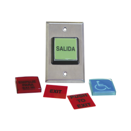 Botón de Salida / MÚLTIPLES Placas/ Luz LED /2 Años Garantia