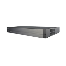 NVR 8 Megapíxel / 8 canales / 8 puertos PoE+ / H.265 & WiseStream / P2P Wisenet / Entradas y Salidas de Alarma