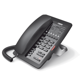 Teléfono IP para Hotelería, profesional con 6 teclas programables para servicio rápido (Hotline), plantilla personalizable con PoE