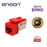 CONECTOR MODULAR JACK RJ45 ENSON EPRO-JACK6-RD SERIE PRO, POSICION VERTICAL CAT6 COLOR ROJO COMPATIBLE CON PLACAS ENSON EPRO-FP REQUIERE USO DE PINZAS EPRO-JACKTOOL