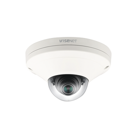Cámara IP Mini Domo Exterior Antivandálico 2MP / Lente 2.8mm / WDR 150db / H.265 & WiseStream / Conteo de Personas / Video Analíticos Avanzados