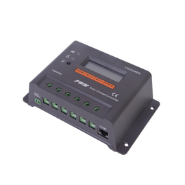 Controlador Solar de Carga y Descarga PWM 12/24V 20A con Display, Parámetros Configurables