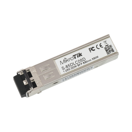 MikroTik S-85DLC05D - Módulo de transceptor SFP (mini-GBIC) - SFP (mini-GBIC) / LC de modos múltiples - hasta 550 m - 850 nm