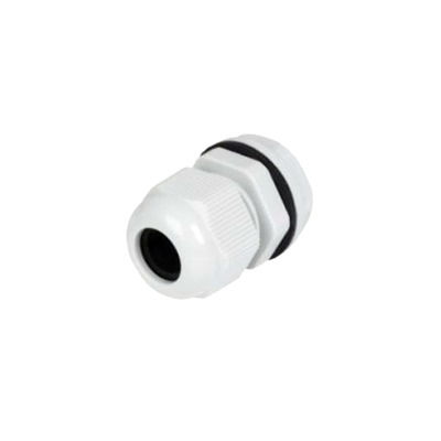 Conector Plástico Gris Tipo Glándula para Cable de 10 a 14 mm de Diámetro. Conector Plástico Gris Tipo Glándula para Cable de 10 a 14 mm de Diámetro.