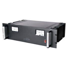 Fuente de poder  13.8Vcd, 35A, lineal regulada con circuito cargador de baterías, para instalación en rack