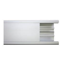 Canaleta de aluminio, 99 x 72 mm, tramo de 3m. (8101-80300)