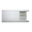 Canaleta de aluminio, 99 x 72 mm, tramo de 3m. (8101-80300)
