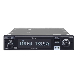 Air-Band Mobile Radio with 20 Channels regular. 25 kHz and 8.33 kHz Channel Spacing, version with TSO approved.