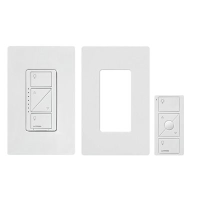 Kit, Atenuador para empotrar en pared, control remoto PICO y tapa, ideal para el control de iluminación, integrable al HUB de Caseta y su App. Kit, Atenuador para empotrar en pared, control remoto PICO y tapa, ideal para el control de iluminación, integrable al HUB de Caseta y su App.