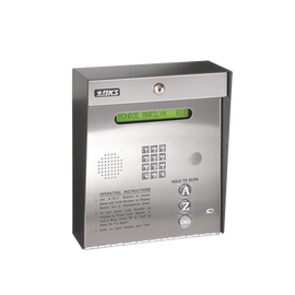 Control de acceso /Gabinete para sobreponer / 2 puertas / 3000 números telefónicos / 11 digitos / Directorio en pantalla / Linea análoga o digital / Expandible a 16 puertas / Programable por PC