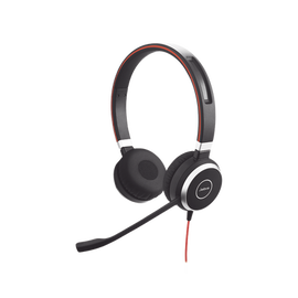 Jabra Evolve 40 Duo con Conexión USB / 3.5 mm, indicador de ocupado y cancelación de ruido pasiva (6399-823-109)
