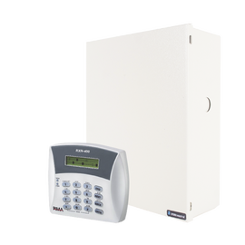Kit de Alarma de 6 zonas y teclado Alfanumérico programador. Triple comunicador RADIO/Teléfono/GSM. Incluye gabinete