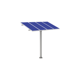 KIT (1X4) Montaje en poste para 4 módulos fotovoltaicos 1470 x 660 x 35mm