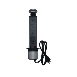 Thorreta de escritorio con 3 contactos eléctricos y 2 USB (11000-63202)