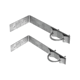 Juego de Herrajes de Pared para Sujeción de Mástil (2 piezas).