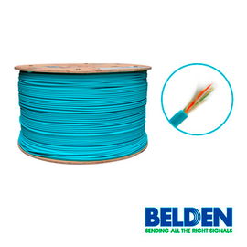FIBRA OPTICA INTERIOR MULTIMODO BELDEN FI3D006R9 6HILOS OM3 AQUA 1640FT/500 METROS FIBRA OPTICA INTERIOR MULTIMODO BELDEN FI3D006R9 6HILOS OM3 AQUA 1640FT/500 METROS