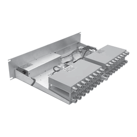 Multiacoplador de 24 Canales, 400-512 MHz, 40 MHz de Ancho de Banda y Ganancia de 0-12 dB.