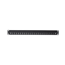 Patch Panel Z-MAX, Blindado, de 24 puertos, Modular, Plano, 1UR