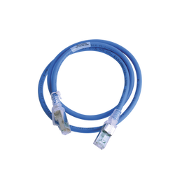 Patch Cord Z-MAX Cat6A S/FTP, CM/LS0H, 3ft, Color Azul, Versión Bulk (Sin Empaque Individual)