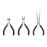 Juego de 3 Mini Pinzas de Corte de 5