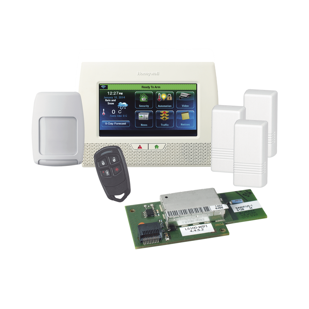Wireless Alarm Panel with Touch Screen in Spanish with Wi-Fi