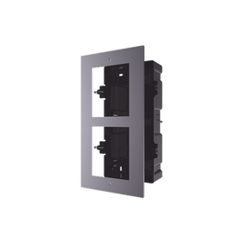 Base de 2 Espacios para EMPOTRAR Módulos de Videoporteros Hikvision