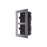 Base de 2 Espacios para EMPOTRAR Módulos de Videoporteros Hikvision