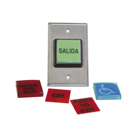 Botón de Salida / MÚLTIPLES Placas/ Luz LED /2 Años Garantia