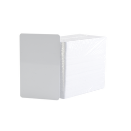 Paquete de 500 Tarjetas UltraCard 10 milesimas Grosor/ Adhesivas/ Imprimibles por un sólo lado / Para pegar sobre tarjetas/ CR80