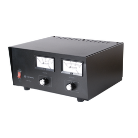 Fuente de poder 13.8Vcd, 35A, lineal, voltaje y corriente variable con medidores