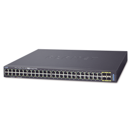 L2+ 48-Port 10/100/1000Mbps + 4-Port Shared SFP + 4-Port 10G SFP+ Managed Switch with Hardware Layer3 IPv4/IPv6 Static Routing