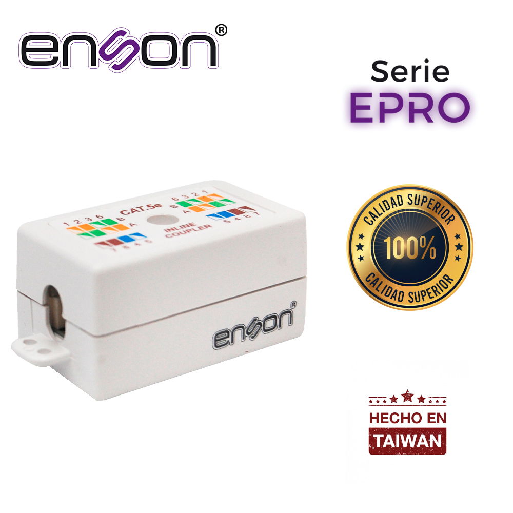 COPLE UTP ENSON EPRO-INCOP5E HILO A HILO CAT5E IDEAL PARA UNIR DE DOS SEGMENTOS DE CABLE UTP SIN TERMINAR, REQUIERE REMATADORA