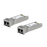 UFiber Módulo SFP+ 10G, transceptor MiniGibic MultiModo 10 Gbps, distancia 300m, conectores LC, paquete de 2 piezas