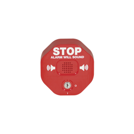Anunciador Audible Inalámbrico para Salida de Emergencia, Texto en Inglés