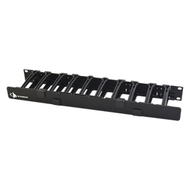 Organizador de Cable Horizontal RouteIT, Sencillo, Para Rack de 19in, 4in de profundidad, 1UR