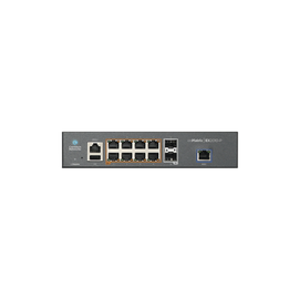 Switch cnMatrix EX2010-P capa 3 de 10 puertos(8 PoE Gigabit 802.3af/at, 2 SFP, 1 consola, 1 MNGMT, 1 USB)  administración desde la Nube (MX-EX2010PXA-U)