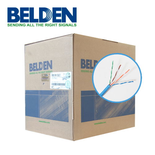 CABLE UTP CAT5E BELDEN 5663U5 006U1000 FORRO PVC AZUL CMR 4 PARES 100 MHZ CALIBRE 24AWG 100% COBRE USO INTERIOR ESPECIAL PARA INSTALACIONES SEGURIDAD,CCTV, VIDEO, DATOS BOBINA 1000 PIES 305 METROS CABLE UTP CAT5E BELDEN 5663U5 006U1000 FORRO PVC AZUL CMR 4 PARES 100 MHZ CALIBRE 24AWG 100% COBRE USO INTERIOR ESPECIAL PARA INSTALACIONES SEGURIDAD,CCTV, VIDEO, DATOS BOBINA 1000 PIES 305 METROS