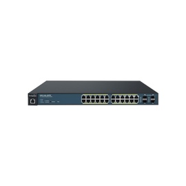 Switch PoE Administrable  de 24 Puertos Gigabit, 4 Puertos SFP, Soporta Hasta 410 W con Opción de Controlador para Serie Neutron y Enturbo.