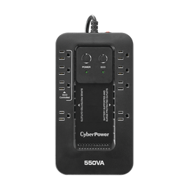 UPS de 550 VA/330 W, Topología Standby con Modo Ahorrador ECO, Entrada 120 Vca NEMA 5-15P, Con 8 Tomas NEMA 5-15R