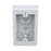 Caja de Pared Superficial, uso Universal con Placas de Pared, Con Cinta Adhesiva, Color Blanco