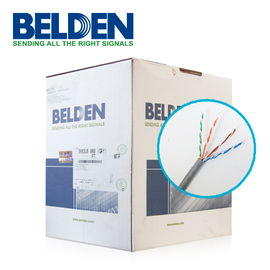 CABLE UTP CAT6 BELDEN 5663U6 008U1000 FORRO PVC GRIS CMR 4 PARES 250 MHZ CALIBRE 23AWG 100% COBRE USO INTERIOR ESPECIAL PARA INSTALACIONES DE SEGURIDAD, CCTV,VIDEO,DATOS BOBINA 1000 PIES 305 METROS CABLE UTP CAT6 BELDEN 5663U6 008U1000 FORRO PVC GRIS CMR 4 PARES 250 MHZ CALIBRE 23AWG 100% COBRE USO INTERIOR ESPECIAL PARA INSTALACIONES DE SEGURIDAD, CCTV,VIDEO,DATOS BOBINA 1000 PIES 305 METROS