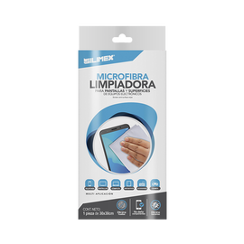 Toallita seca electrostática de 30 x 30 cm, auxiliar en la limpieza de superficies y/o pantallas de equipos de computo y aparatos electrónicos, fibra óptica, limpia sin rayar, no daña superficies delicadas