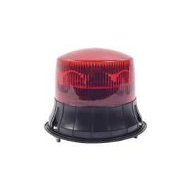 Burbuja LED giratoria color rojo, 9 LEDs, montaje permanente