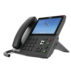 Teléfono IP  Android Empresarial para 20 lineas SIP, pantalla táctil, Wi-Fi y Bluetooth, PoE, hasta 112 botones DSS, puertos Gigabit, soporta recepción de video.