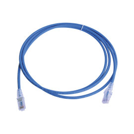 Patch Cord MC6 Modular Cat6 UTP, CM/LS0H, 7ft, Color Azul, Versión Bulk (Sin Empaque Individual)