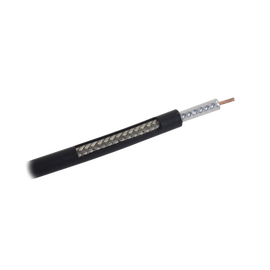 Carrete de 100m, Cable Coaxial RG-58 LMR-195, Baja Pérdida de 50 Ohms, Conductor de Cobre Sólido