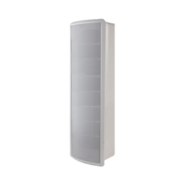 Altavoz Tipo Columna para Exterior, Configurable a 40, 20, 10 o 5 Watts, Color Blanco, Fabricado en Aluminio