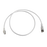 Patch Cord TERA Cat6A 1/10G Ethernet, de 4 pares y conector modular, LS0H, Color Marfil, 1m