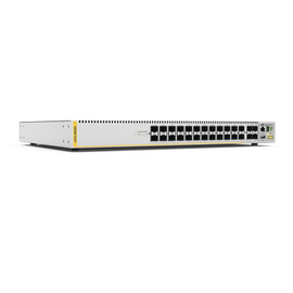 Switch Stackeable Capa 3, 24 puertos SFP Gigabit + 4 puertos SFP+ 10 G, fuente redundante