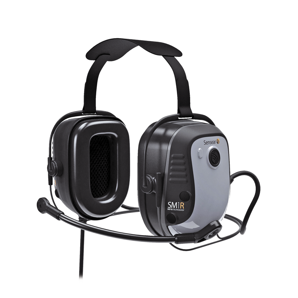 Smart IS Ear muff hearing protector with behind the neck head band and cable included for  Motorola (MOTOTRBO?) slim, Motorola Tetra